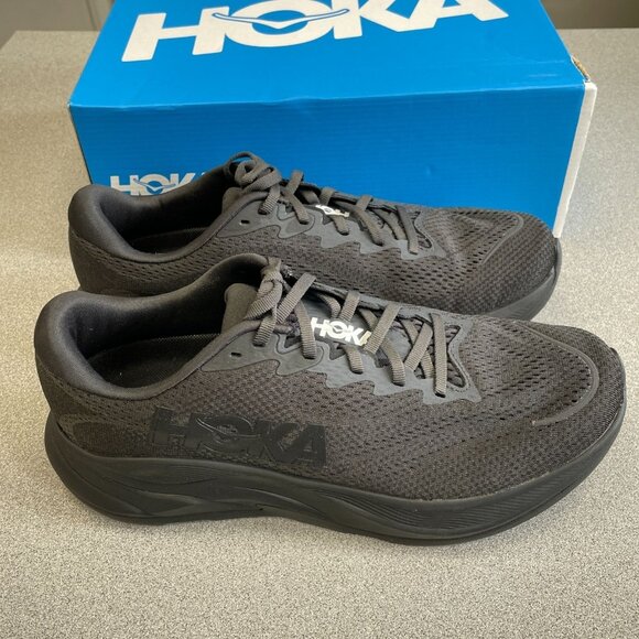 Hoka One One Other - NEW Hoka One One Rincon 4 Men's Size 10D Running Shoes Black Lightweight